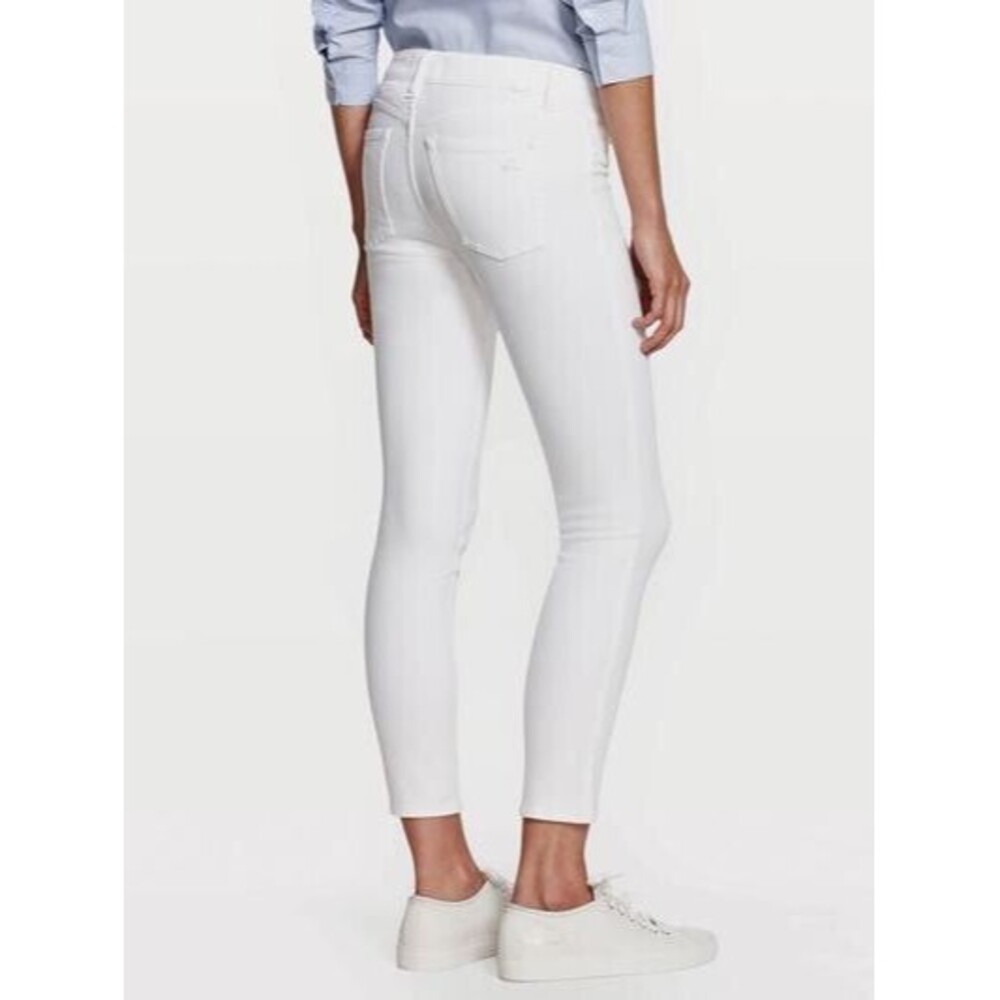 DL1961 Women's Jeans Florence Instasculpt Skinny Crop White Size 31 NWT $178 - Picture 2 of 11